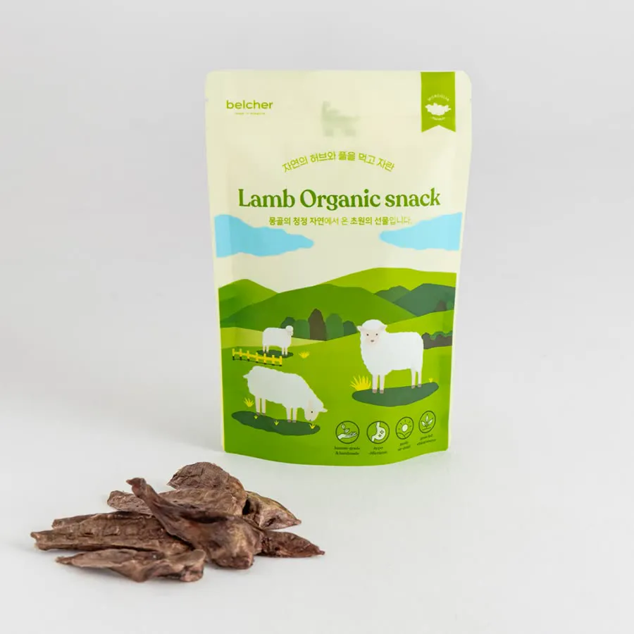 Lamb jerky with Belcher pouch